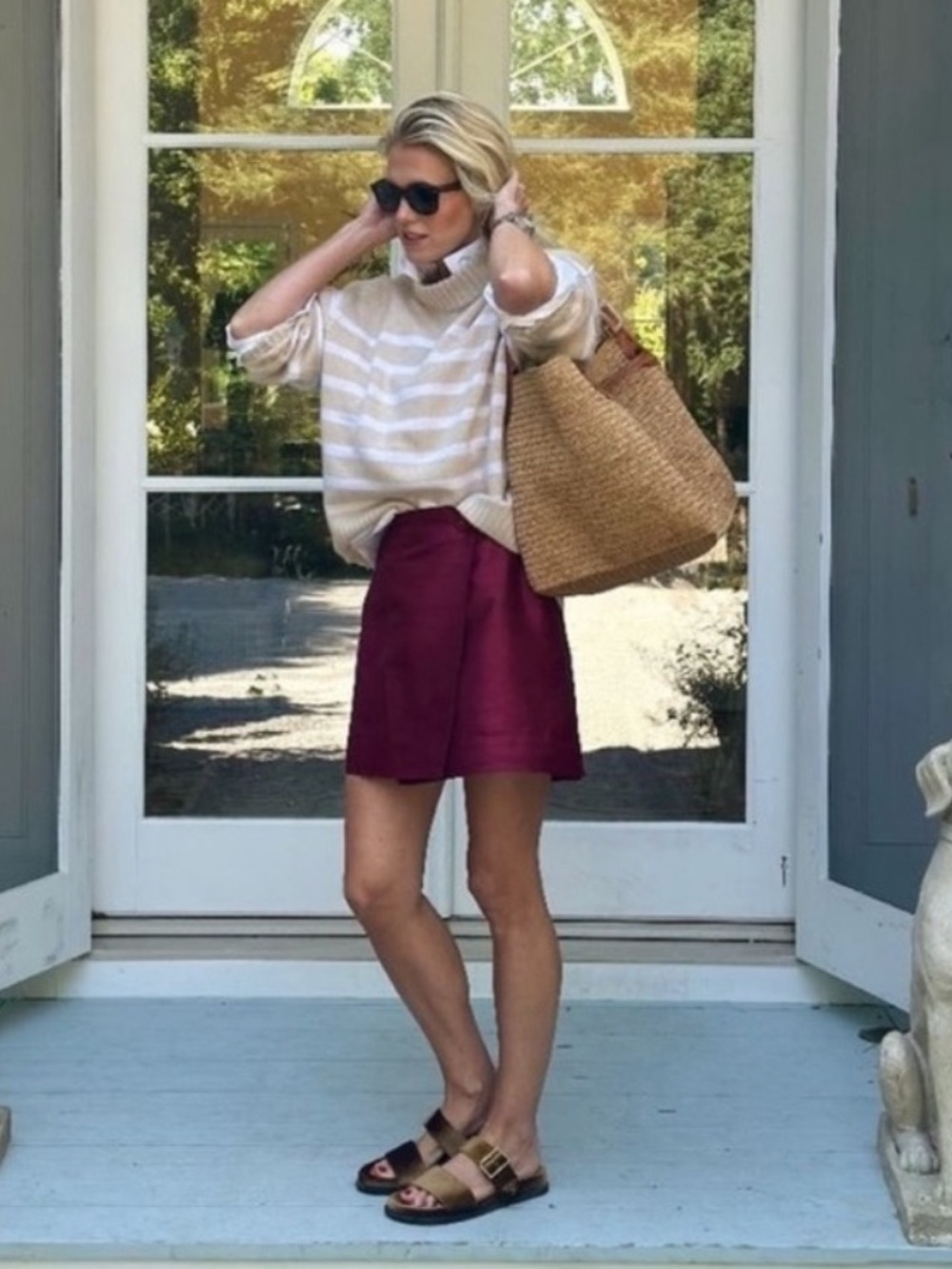Julia Armory Dupioni Silk Mini Skirt